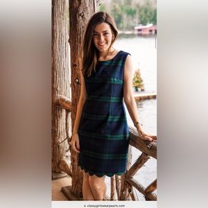 KJP Christmas wrap scalloped hem dress blackwatch no longer available size 6